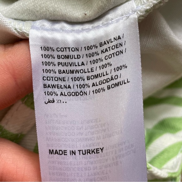 The Ragged Priest Wave Wide Leg High Rise Denim Jeans White & Lime Size 30, 6/8 - Picture 11 of 12